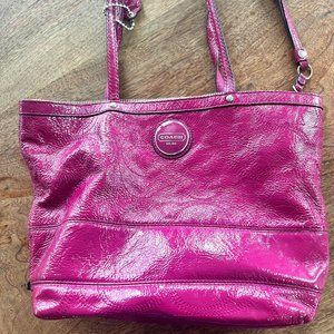Coach Deep Raspberry Handbag